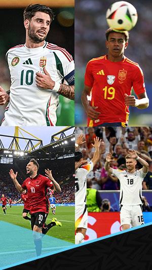 4 مباريات = 4 أرقام قياسية.. يورو 2024 تعيد كتابة التاريخ